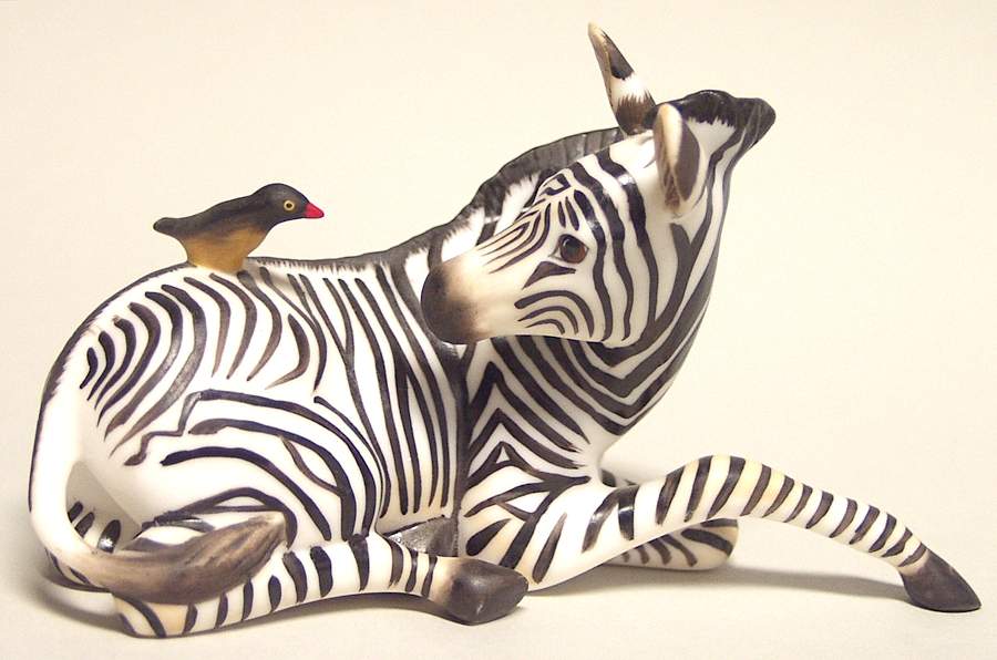 Baby Animals Happy Landing-Zebra - No Box by Franklin Mint-1