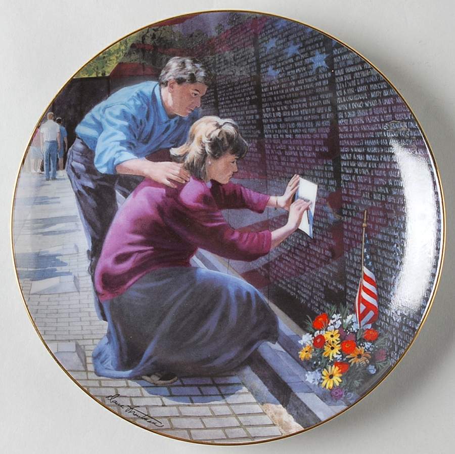 Vietnam Veterans Memorial Engraved In Our Hearts - No Box by Franklin Mint-1