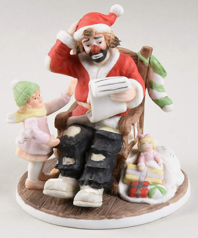 Emmett Kelly Jr Miniature Spirit Of Christmas Vii - No Box by Flambro-1