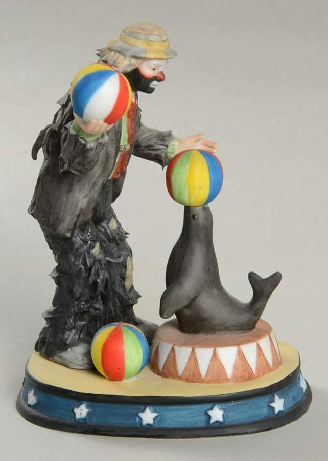 Emmett Kelly Jr Miniature The Entertainers - Boxed by Flambro-1