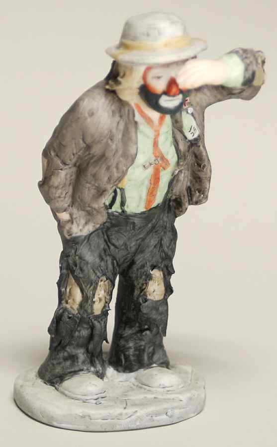 Emmett Kelly Jr Miniature Looking Out To See - No Box by Flambro-1