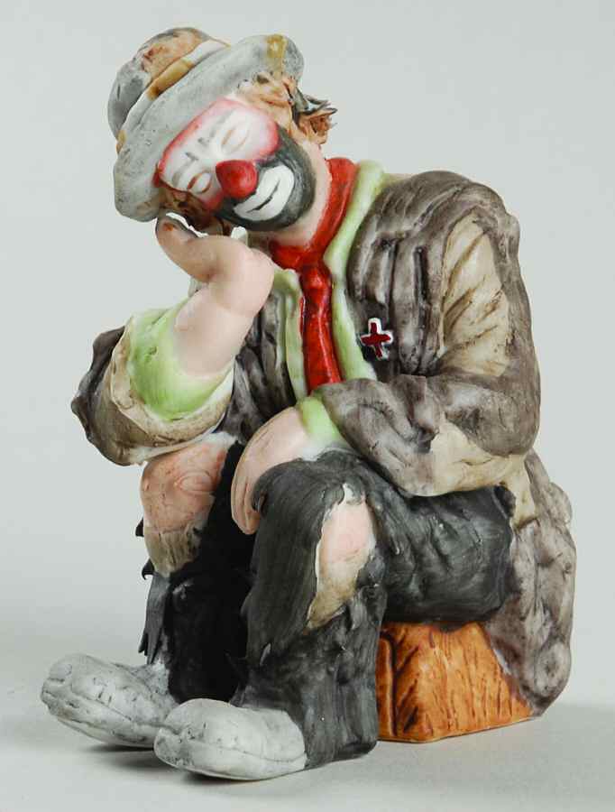 Emmett Kelly Jr Miniature The Thinker - Boxed by Flambro-1
