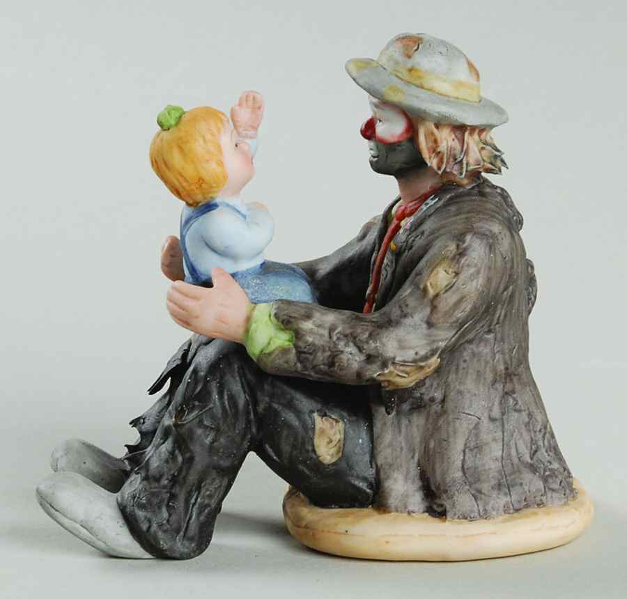 Emmett Kelly Jr Miniature Emmett's Fan - Boxed by Flambro-1