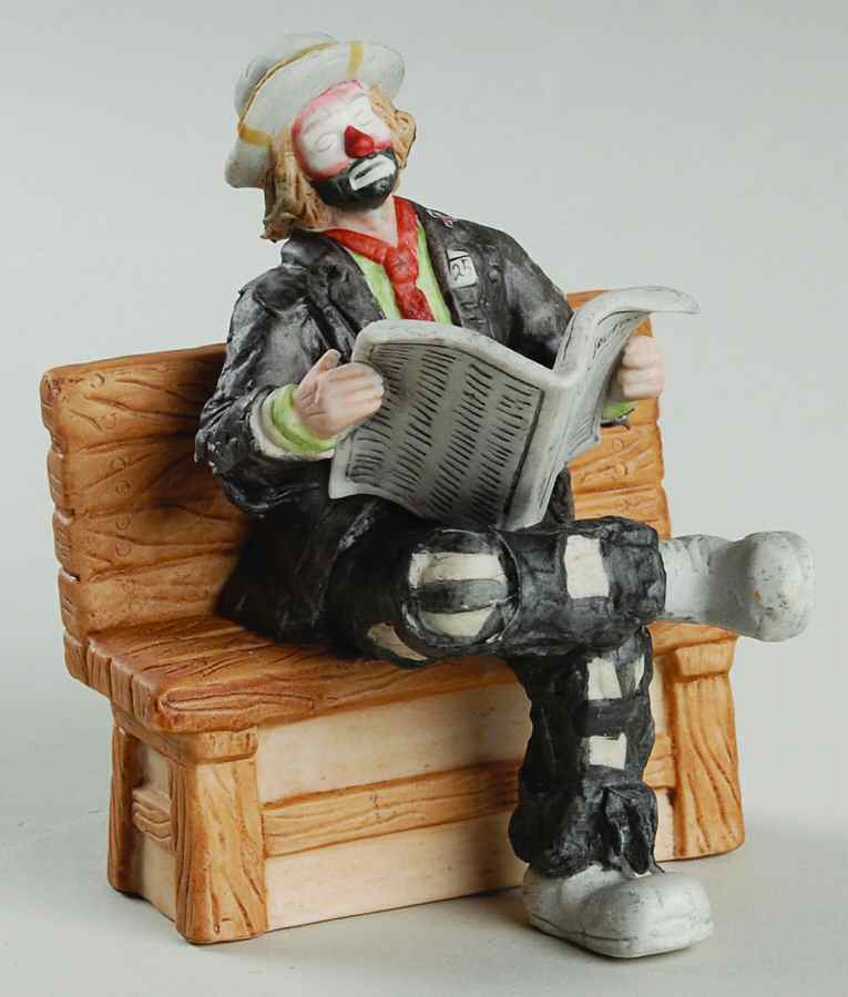 Emmett Kelly Jr Miniature Big Business - No Box by Flambro-1