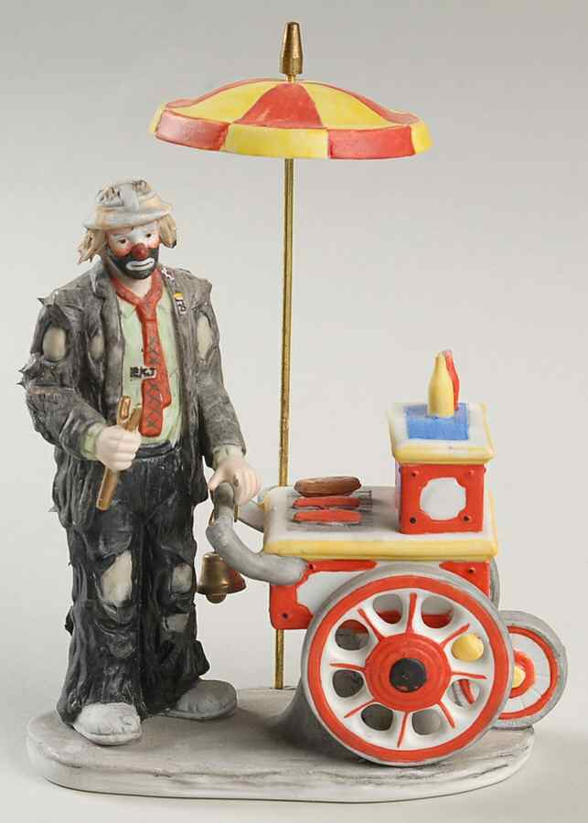 Emmett Kelly Jr Miniature Wheeler Dealer - No Box by Flambro-1