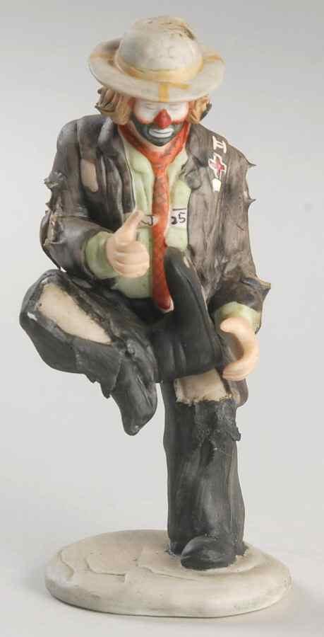 Emmett Kelly Jr Miniature A Hole In The Sole - Boxed by Flambro-1