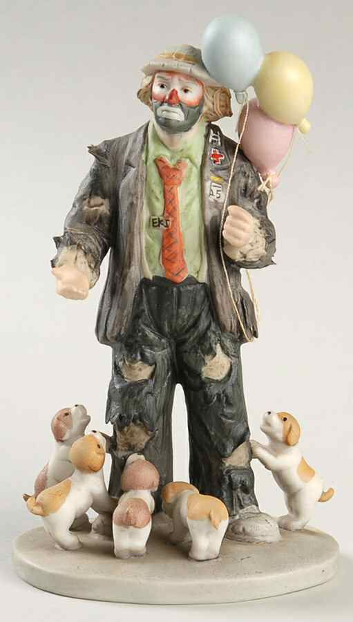 Emmett Kelly Jr Miniature My Favorite Things - Boxed by Flambro-1