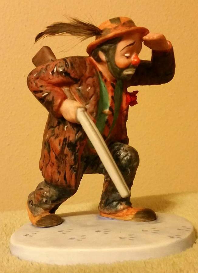 Emmett Kelly Jr Miniature Big Game Hunter - No Box by Flambro-1