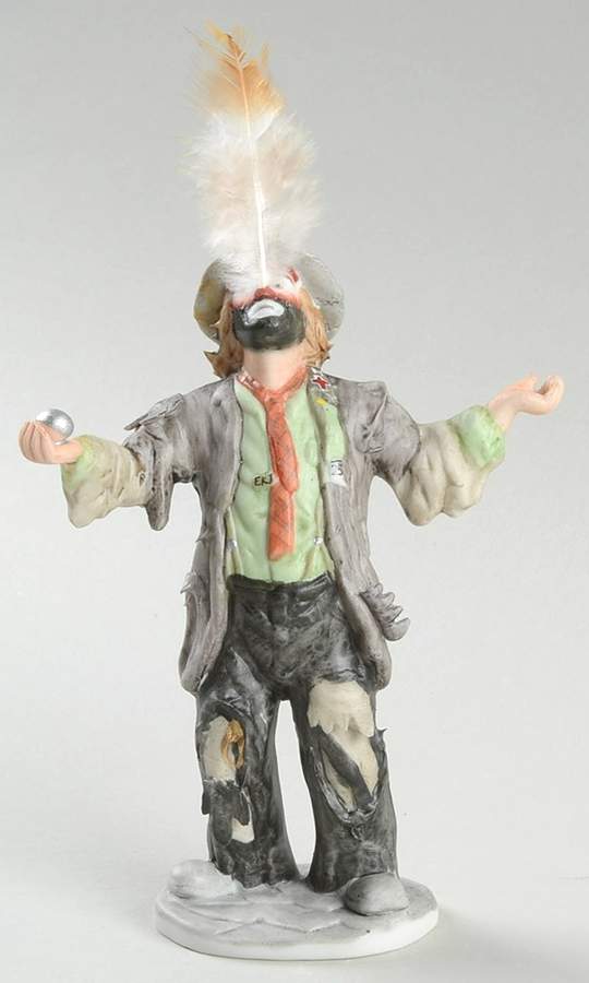 Emmett Kelly Jr Miniature Balancing Act - No Box by Flambro-1