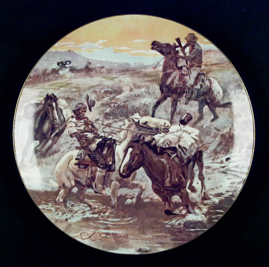 Charles Russell Western Series Ambushed - No Box by Franciscan-1