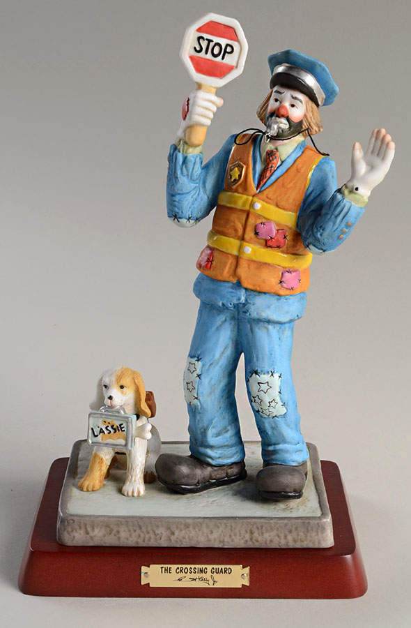 Emmett Kelly Jr-Professionals Crossing Guard - Boxed by Flambro-1
