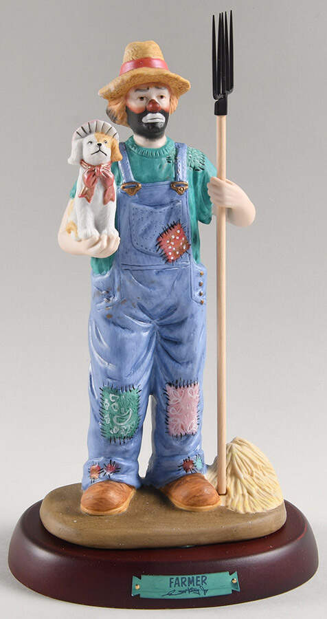 Emmett Kelly Jr-Professionals Farmer - Boxed by Flambro-1