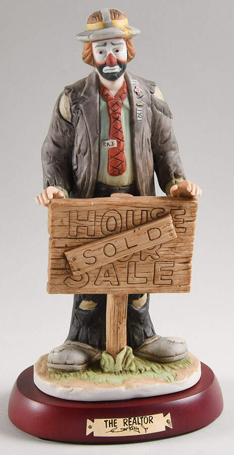 Emmett Kelly Jr-Professionals Realtor - Boxed by Flambro-1