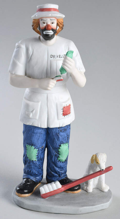 Emmett Kelly Jr-Professionals Dentist  - No Box by Flambro-1