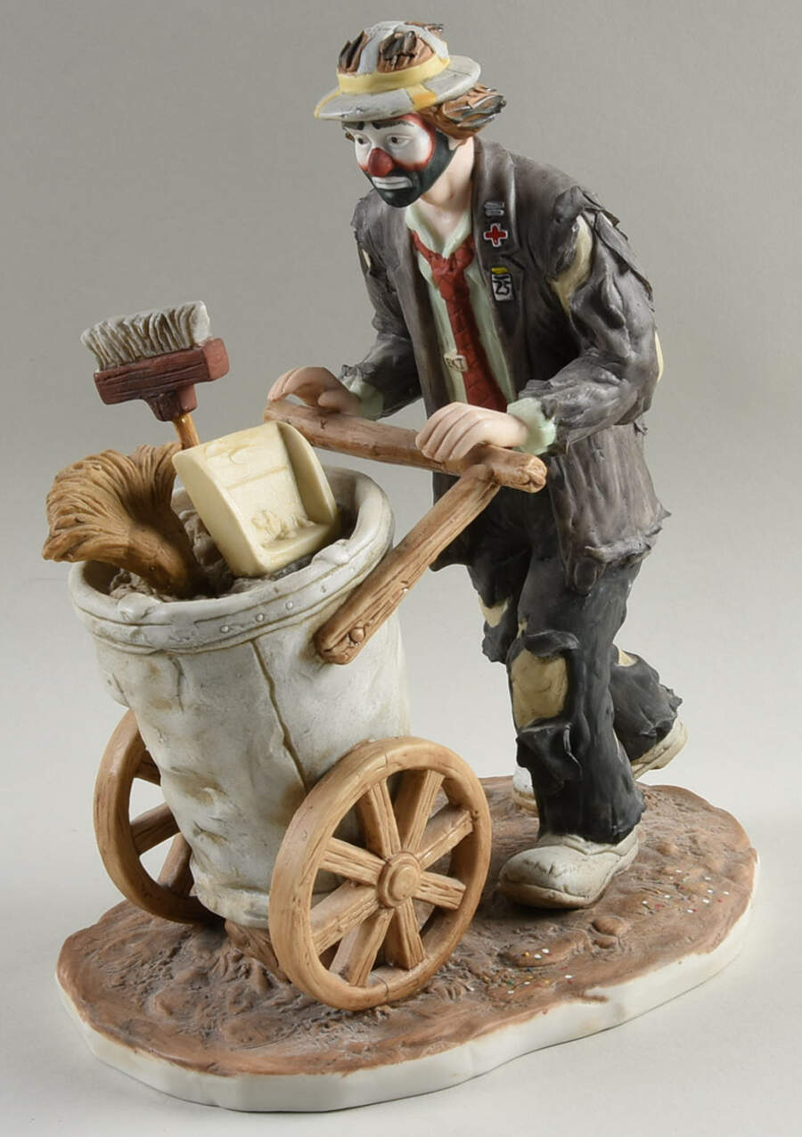 Emmett Kelly Jr-Professionals After The Parade - No Box by Flambro-1