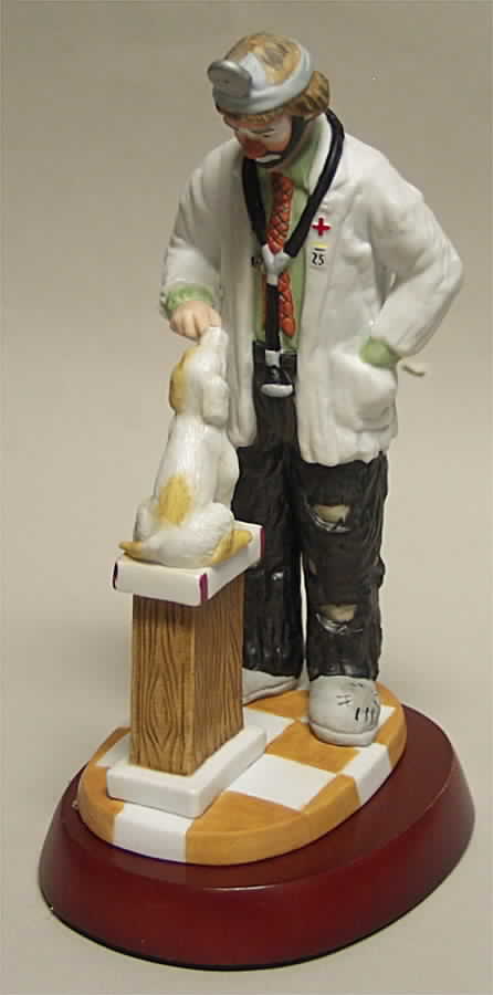 Emmett Kelly Jr-Professionals Doctor (With Dog) - No Box by Flambro-1