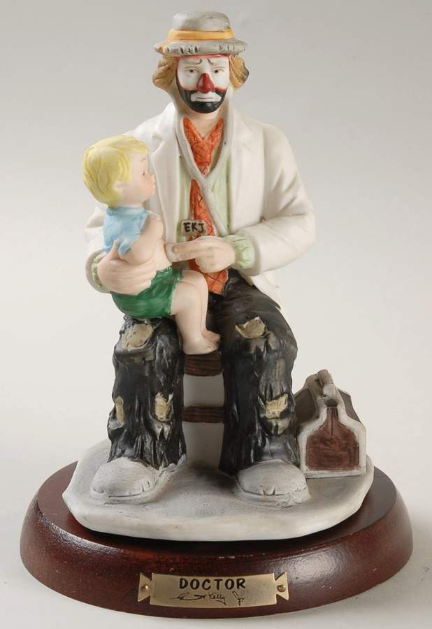 Emmett Kelly Jr-Professionals Doctor (With Child On Lap) - No Box by Flambro-1