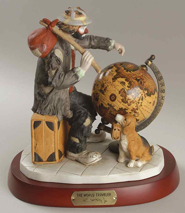 Emmett Kelly Jr-Professionals World Traveler - No Box by Flambro-1
