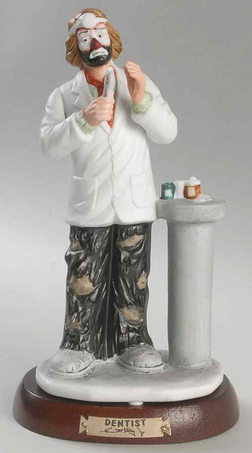Emmett Kelly Jr-Professionals Dentist - With Box by Flambro-1