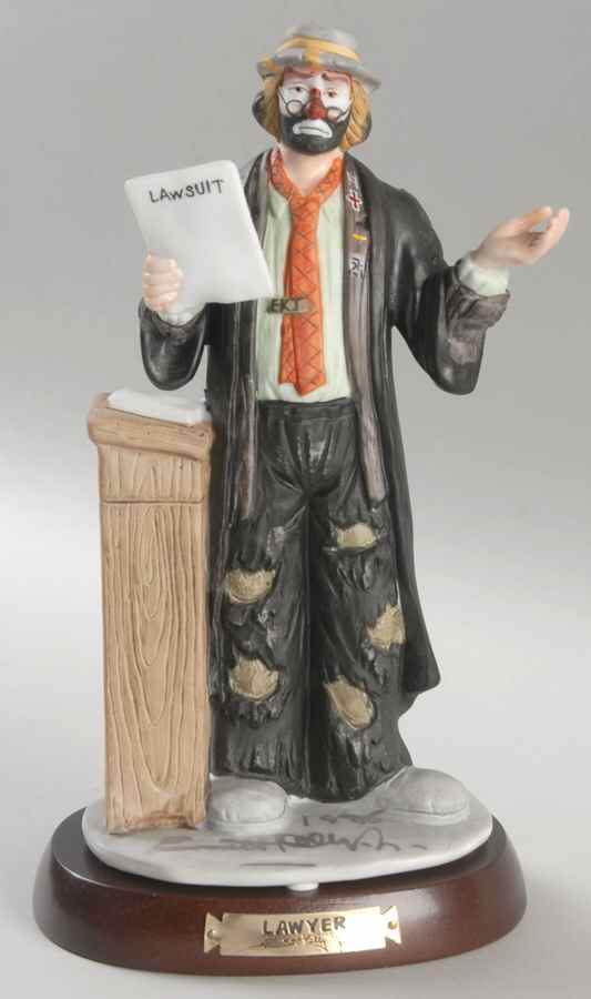 Emmett Kelly Jr-Professionals Lawyer - No Box by Flambro-1