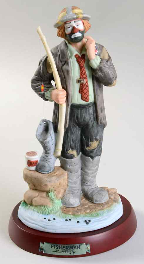Emmett Kelly Jr-Professionals Fisherman - No Box by Flambro-1