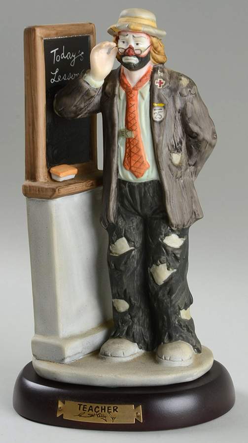 Emmett Kelly Jr-Professionals Teacher - No Box by Flambro-1