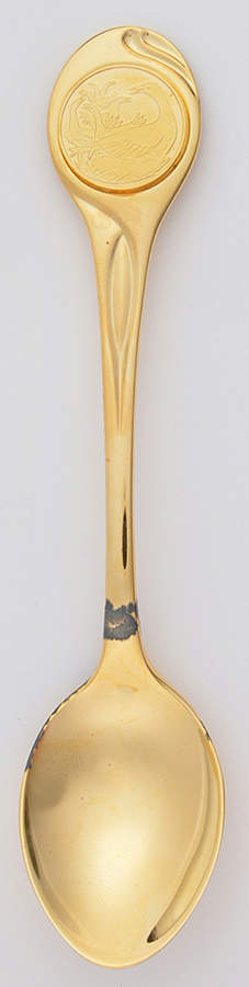 Twelve Days of Christmas-Gold Six Geese A Laying - No Box by Franklin Mint-1