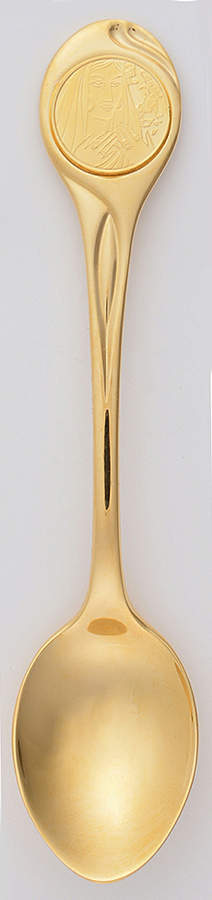 Twelve Days of Christmas-Gold Five Golden Rings - No Box by Franklin Mint-1