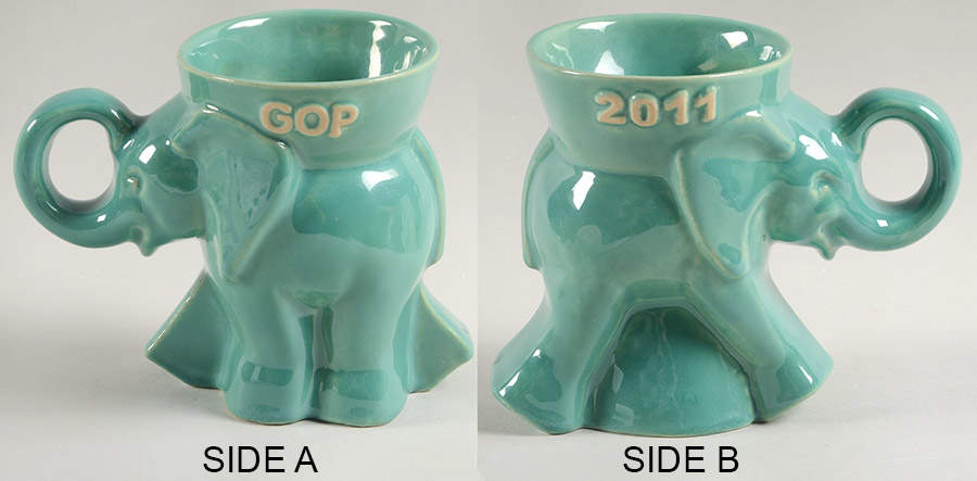 Political Mugs Republican-Gop 2011 Gop - No Box by Frankoma-1