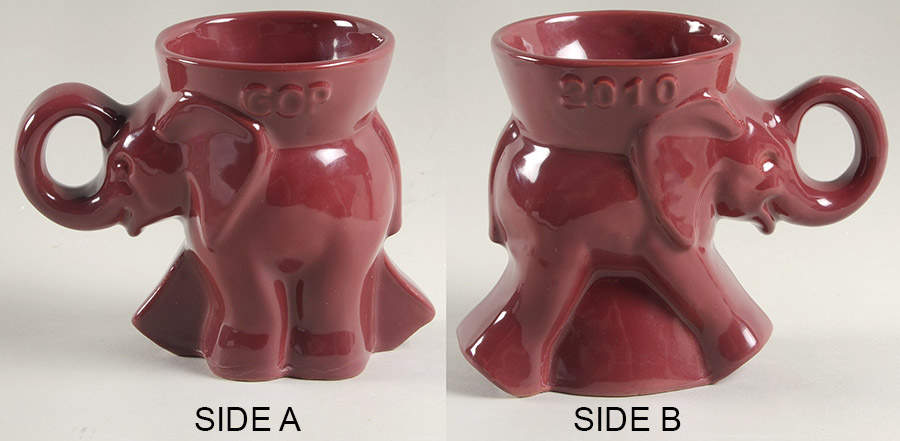 Political Mugs Republican-Gop 2010 Gop - No Box by Frankoma-1