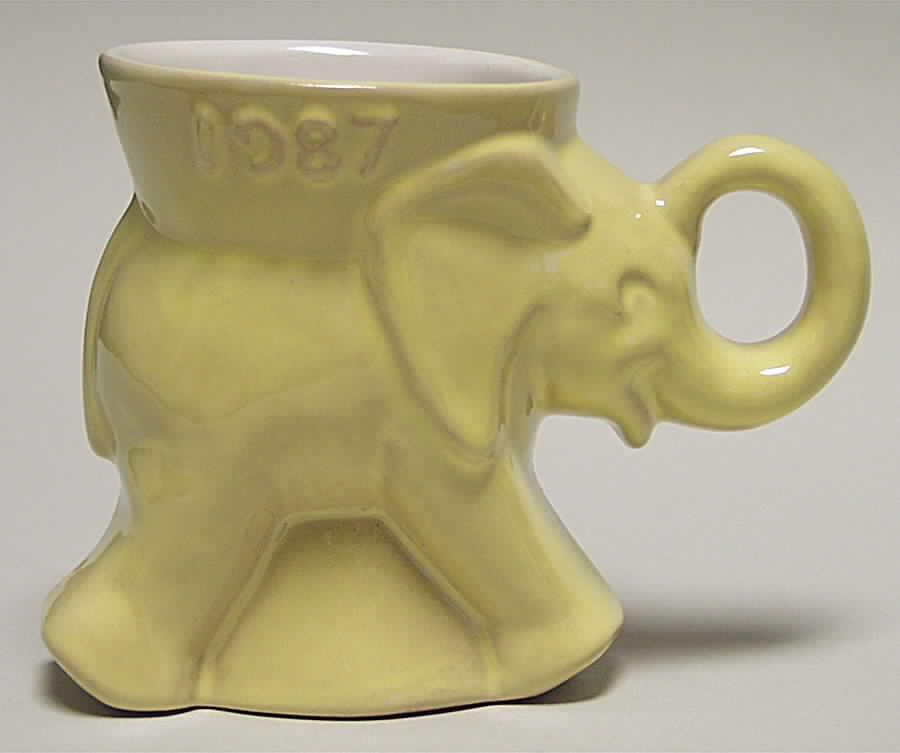 Political Mugs Republican-Gop 1987 Gop - No Box by Frankoma-1