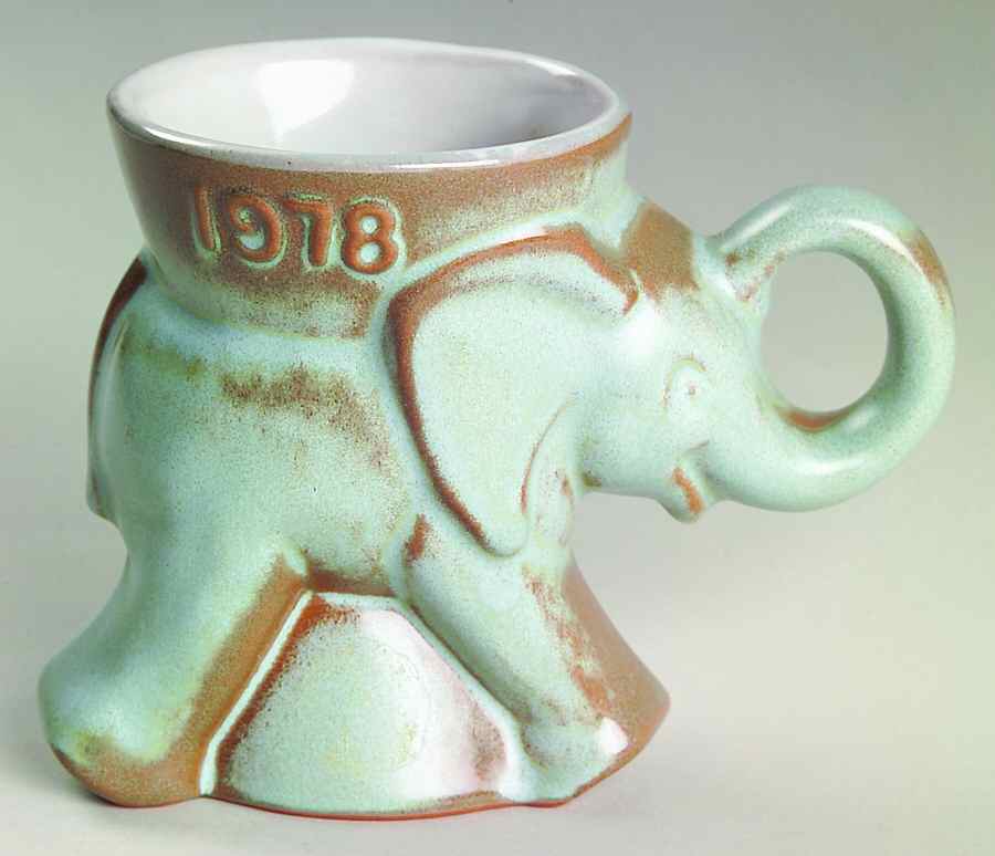 Political Mugs Republican-Gop 1978 Gop - No Box by Frankoma-1