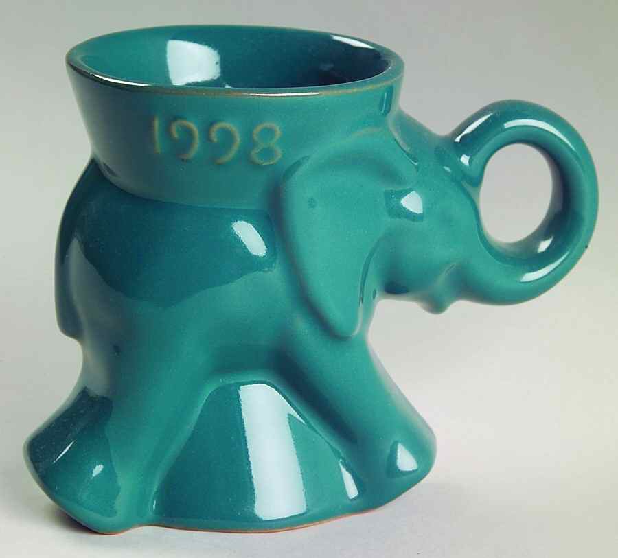 Political Mugs Republican-Gop 1998 Gop - No Box by Frankoma-1