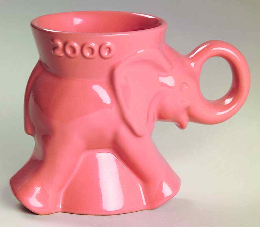 Political Mugs Republican-Gop 2000 Gop - No Box by Frankoma-1