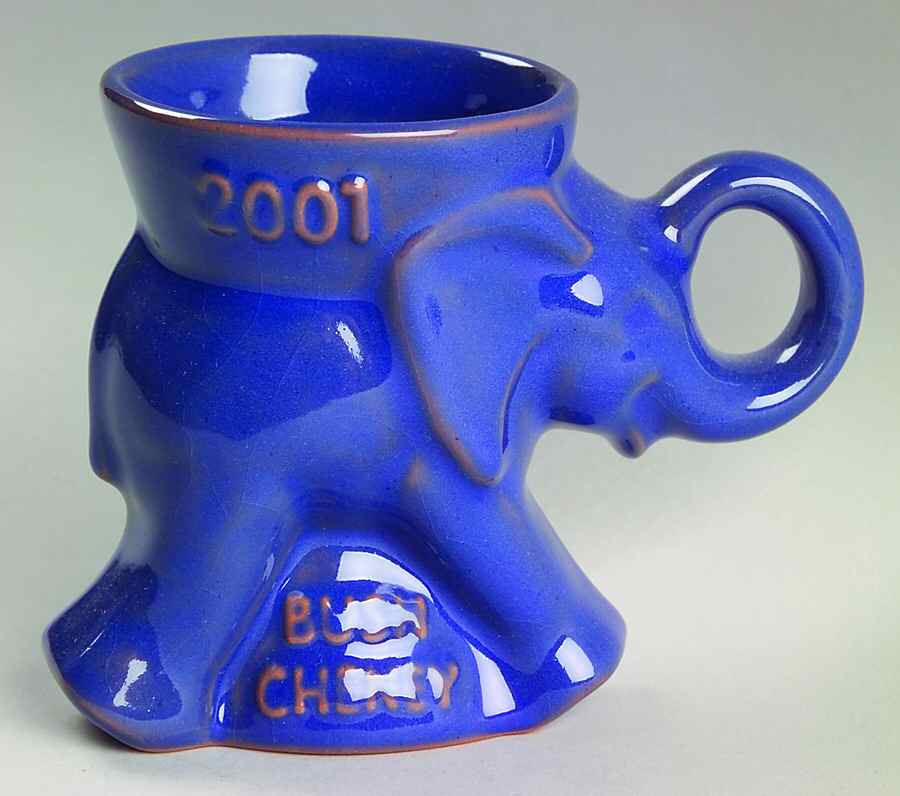 Political Mugs Republican-Gop 2001 Gop-Bush/Cheney - No Box by Frankoma-1