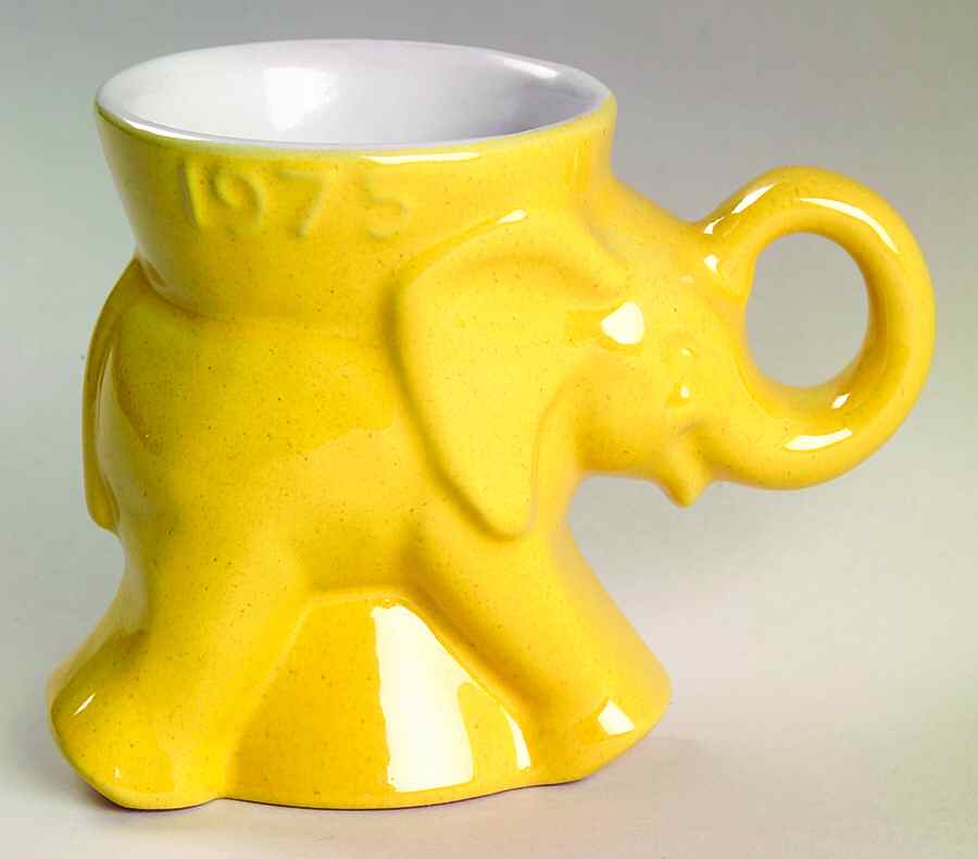 Political Mugs Republican-Gop 1975 Gop - No Box by Frankoma-1