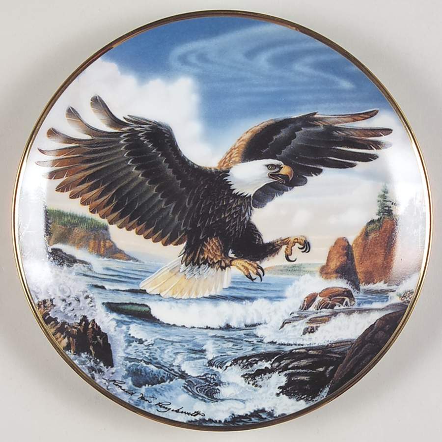 Ronald Van Ruyckevelt Eagle Forever Free - No Box by Franklin Mint-1