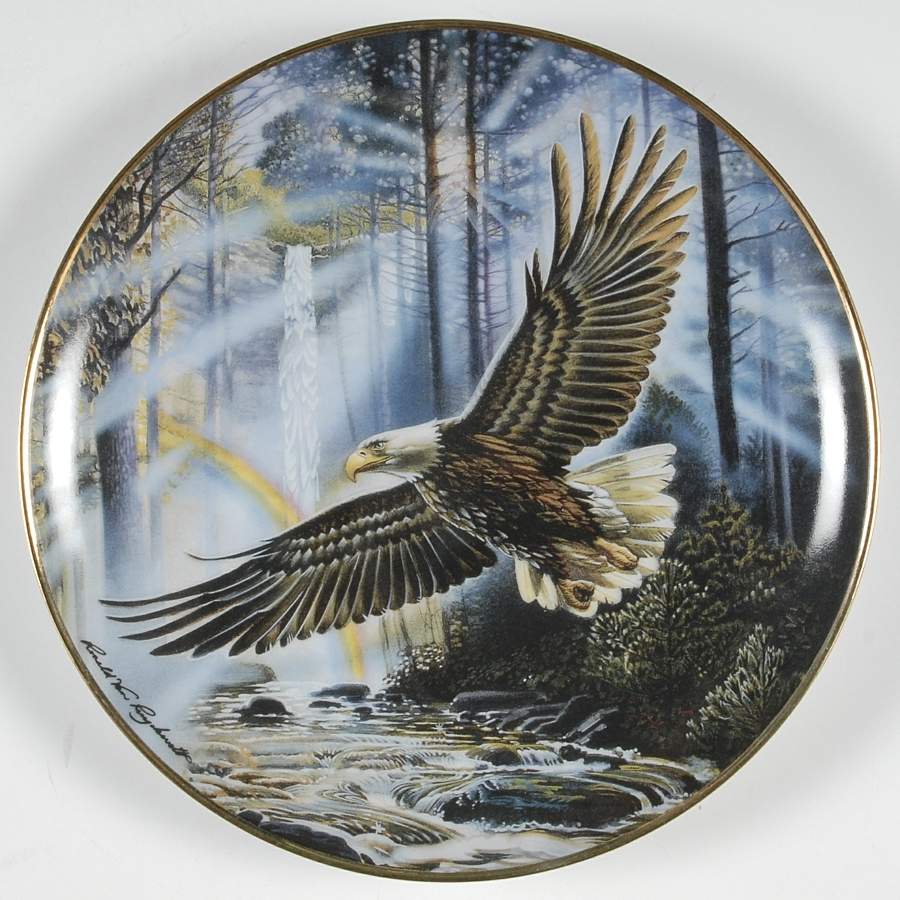 Ronald Van Ruyckevelt Eagle Promise Of Freedom - No Box by Franklin Mint-1