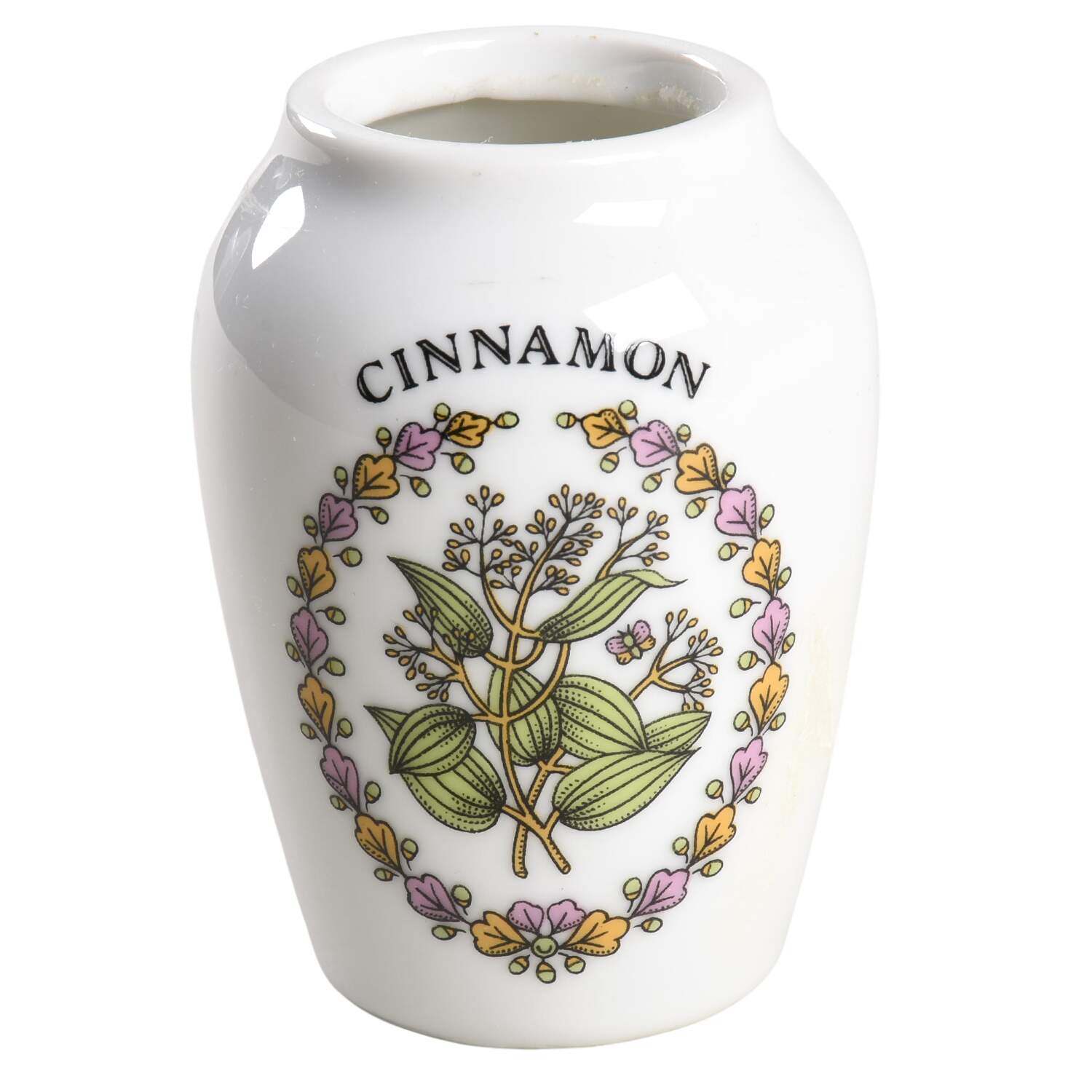 Gloria Vanderbilt Spice Jars Cinnamon - Spice Jar-Ind Jar/Nolid-Motf12 by Franklin Mint-1