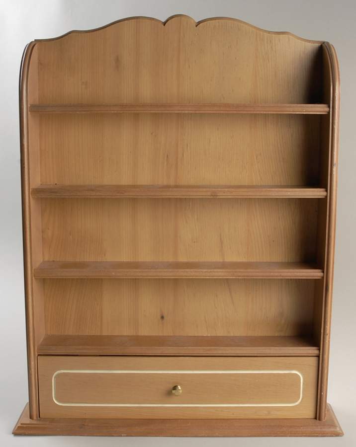 Gloria Vanderbilt Spice Jars Wooden Rack - Spice Rack Wooden by Franklin Mint-1