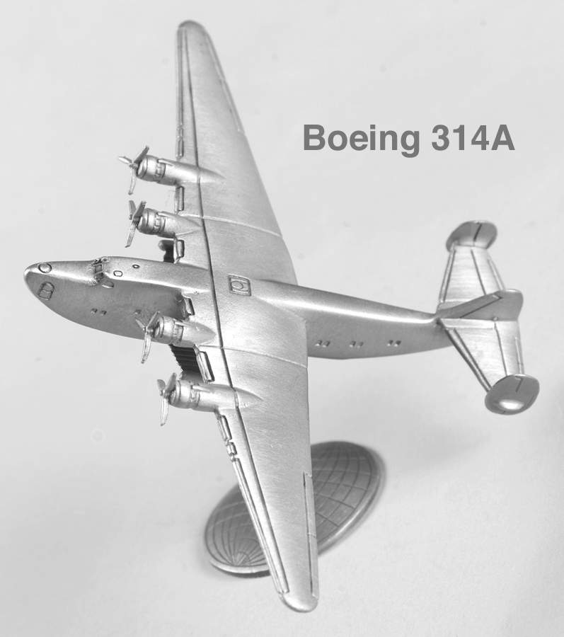 Worlds Greatest Aircraft Boeing 314a Flying Boat - No Box by Franklin Mint-1