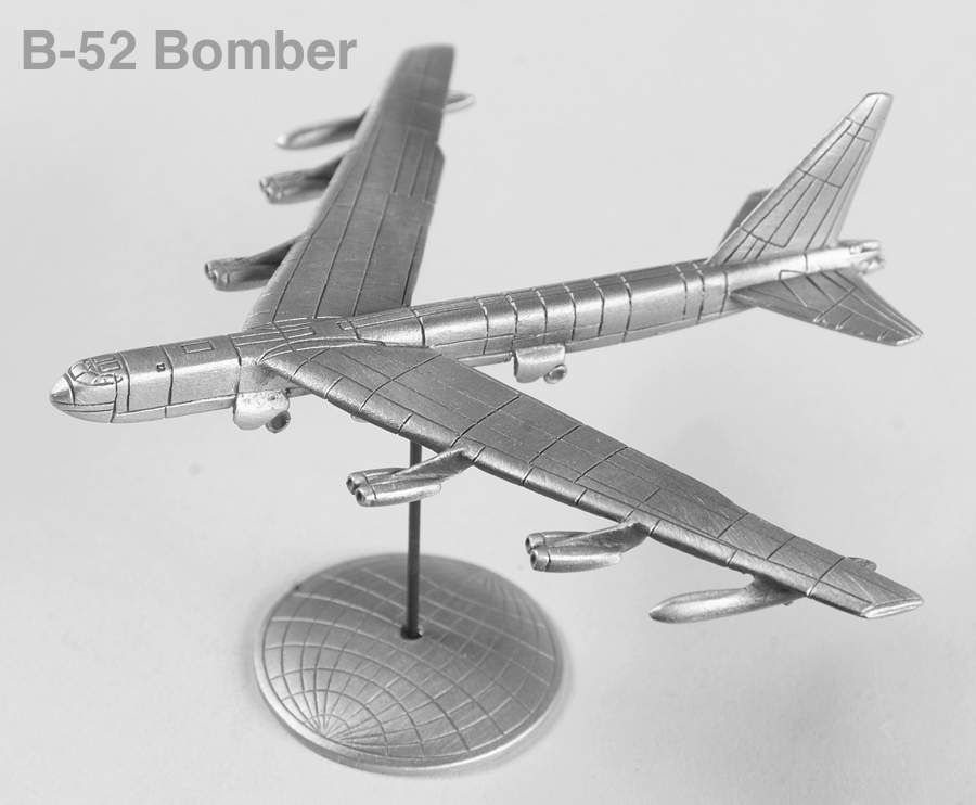 Worlds Greatest Aircraft B-52 Strato Fortress Bomber - No Box by Franklin Mint-1
