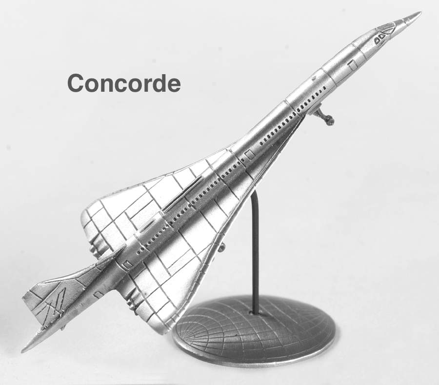 Worlds Greatest Aircraft Concorde - No Box by Franklin Mint-1