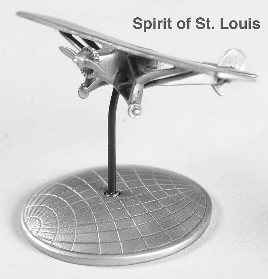 Worlds Greatest Aircraft Spirit Of St Louis - No Box by Franklin Mint-1