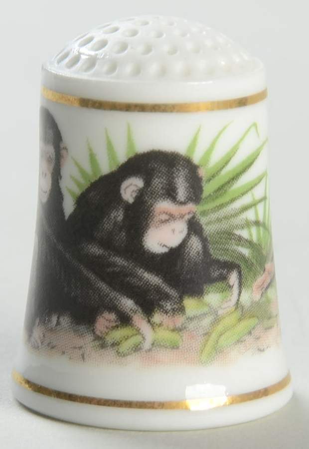 Baby Animals of The World Chimpanzee - No Box by Franklin Mint-1
