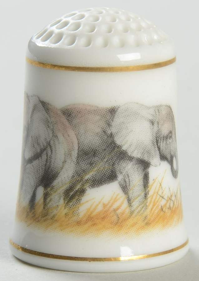 Baby Animals of The World African Elephant - No Box by Franklin Mint-1