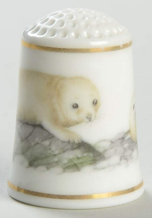 Baby Animals of The World Grey Seal - No Box by Franklin Mint-1