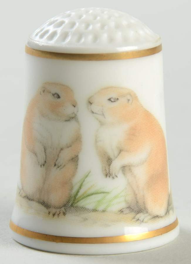 Baby Animals of The World Black-Tailed Prairie Dog - No Box by Franklin Mint-1