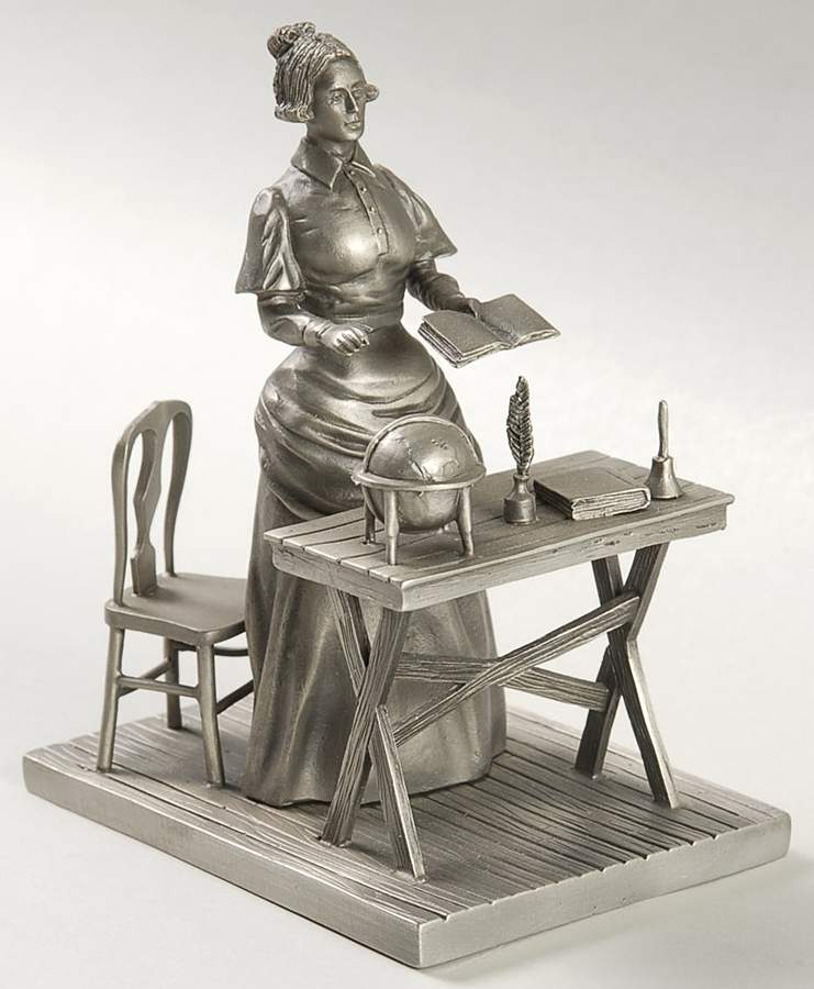 Men & Women Who Built America Schoolmarm - No Box by Franklin Mint-1