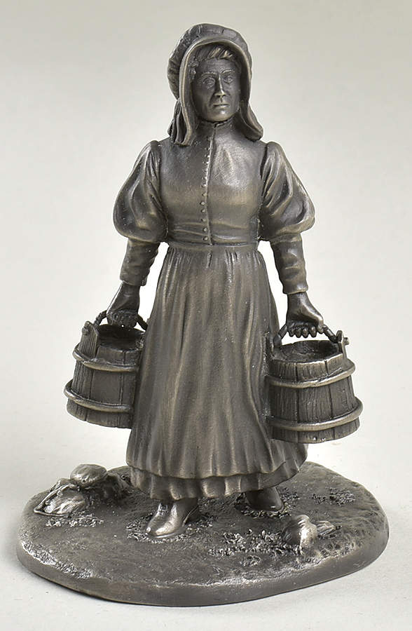 The American People Homesteader-1856-1875 - No Box by Franklin Mint-1